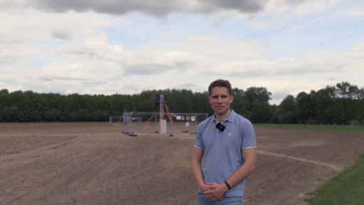 Agri-Gaia Insight Justus Bracke erklärt die Aufnahme von Bilddaten
